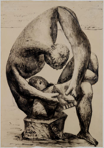 Estudio sobre la escultura clsica "El Espinario" realizada en 1936