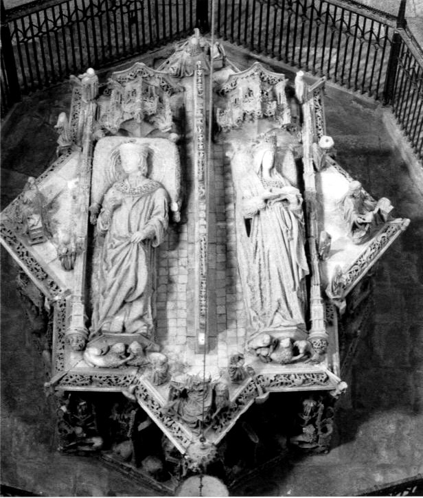 Sepulcro de Juan II y su esposa Isabel de Portugal en la Cartuja de Miraflores (Burgos)