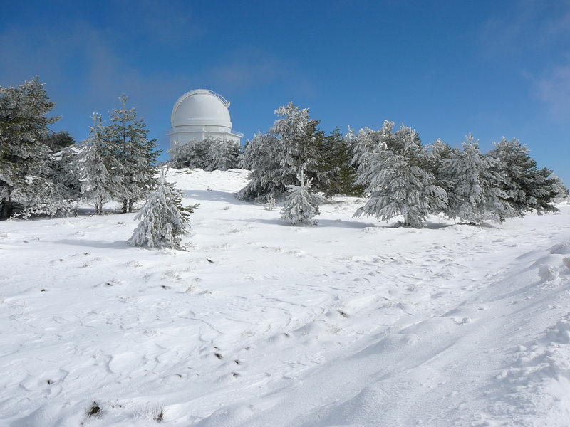 Nieve en el Calar Alto