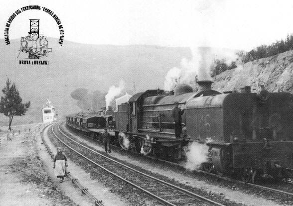 Tren minero de Riotinto en Huelva (Andaluca)