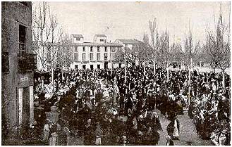 Mercado popular en Abla (Almera). Primera dcada del siglo XX